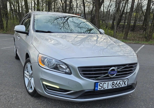 Volvo S60 cena 53505 przebieg: 143680, rok produkcji 2014 z Skoczów małe 232